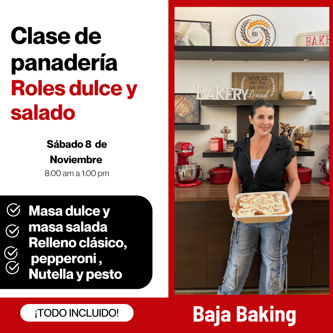 Clase roles dulces y saladas (8 NOV)