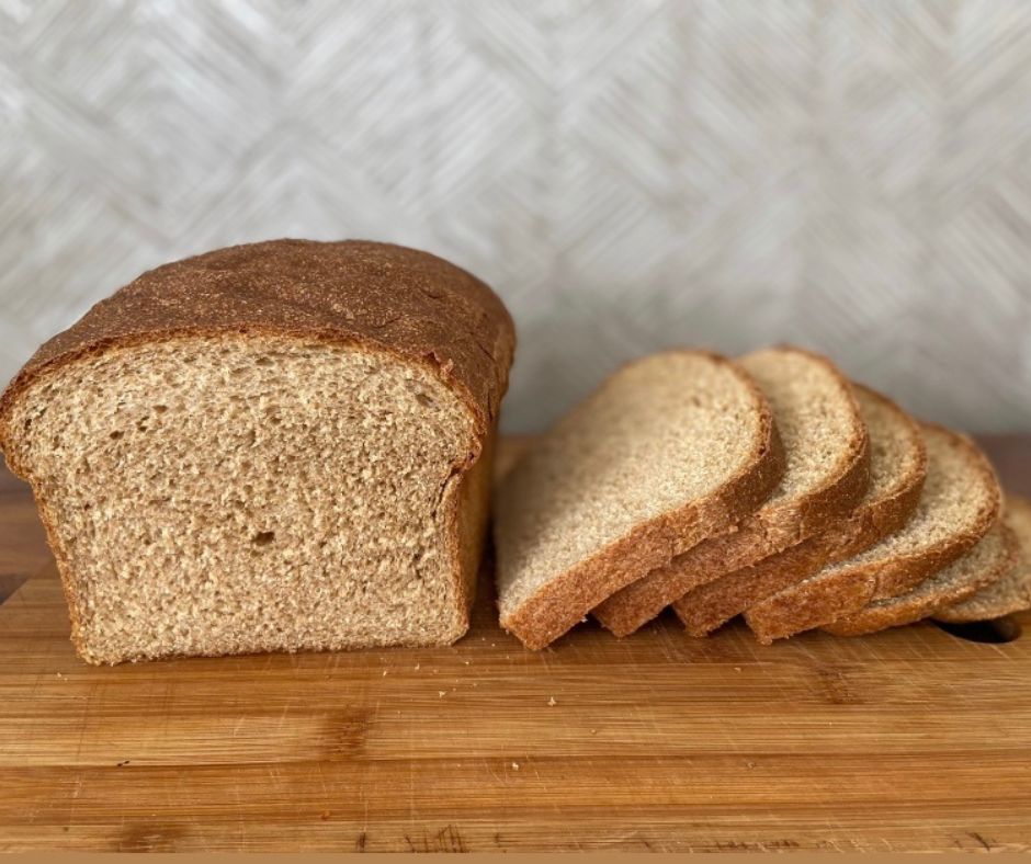 Sourdough pan de barra  semi integral