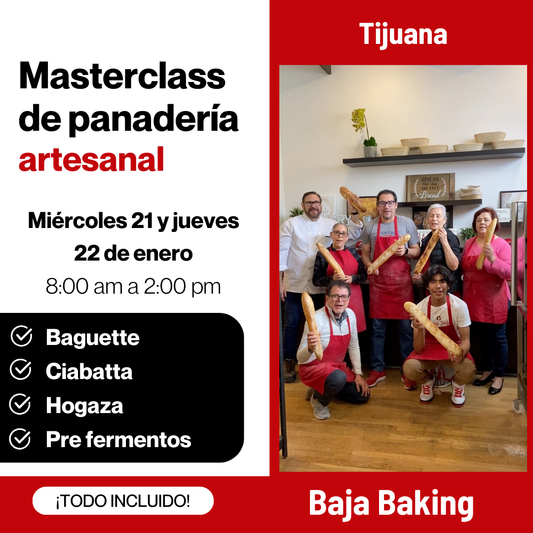 Masterclass de panadería artesanal (20 y 21 ENE)