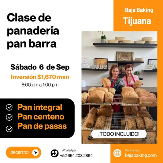 Clase pan de barra integral (6 SEP)